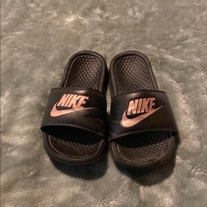 Nike Black Slide Sandals